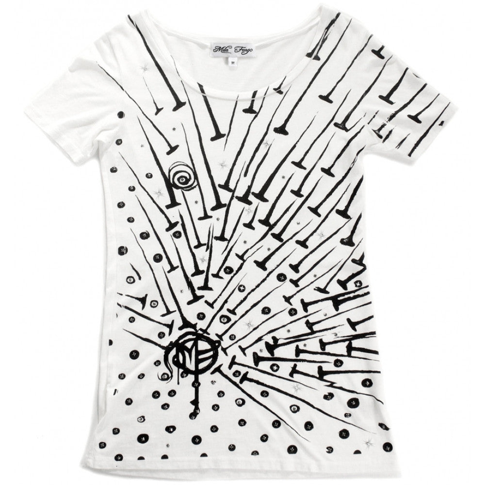 NAILS T-SHIRT | White Diamond Limited Edition MF