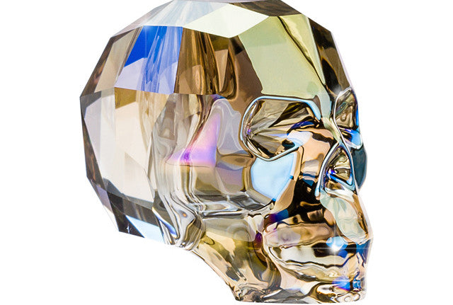 CRYSTAL SKULL EARRINGS | Crystalline Green MF