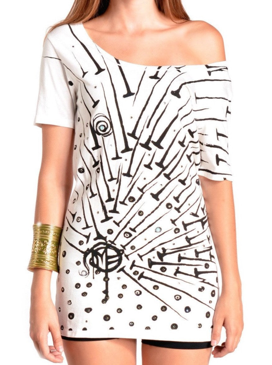 NAILS T-SHIRT | White Diamond Limited Edition MF