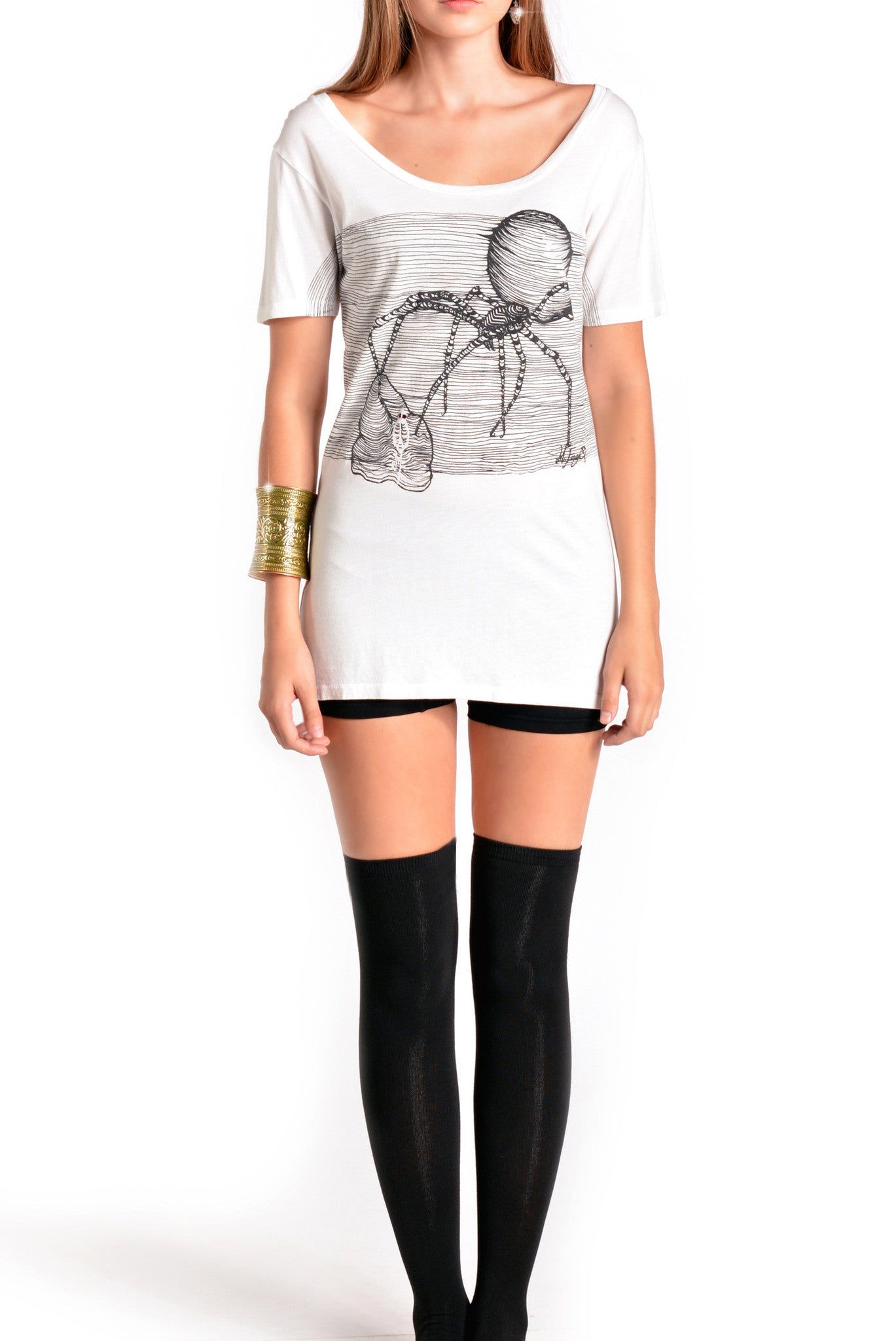 BLACK WIDOW T-SHIRT | White MF