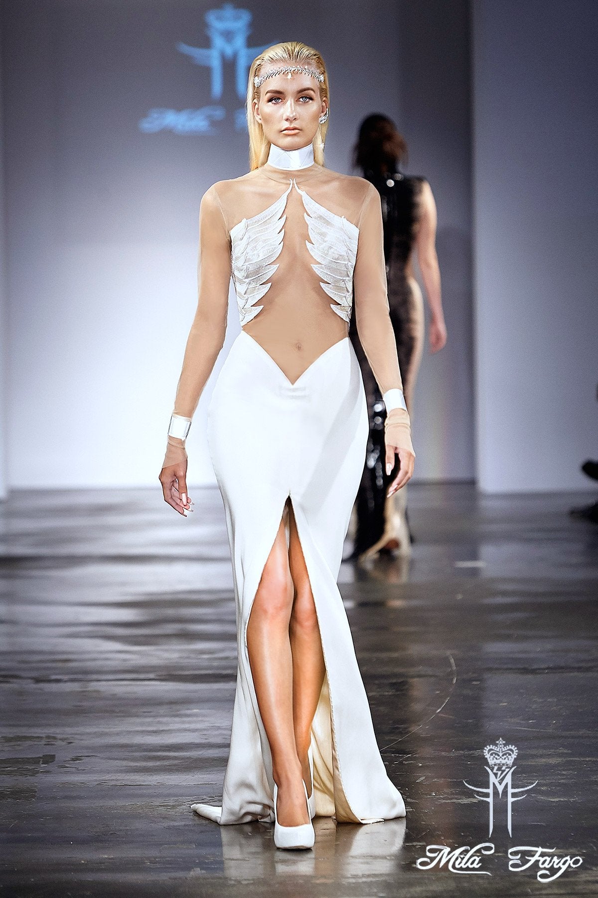 ANGEL OF RESURRECTION GOWN | Dove White MF