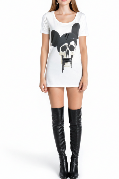 MOUSE DECAY MICKEY SKULL T SHIRT MILA FARGO BRITNEY SPEARS I WANNA GO VIDEO 