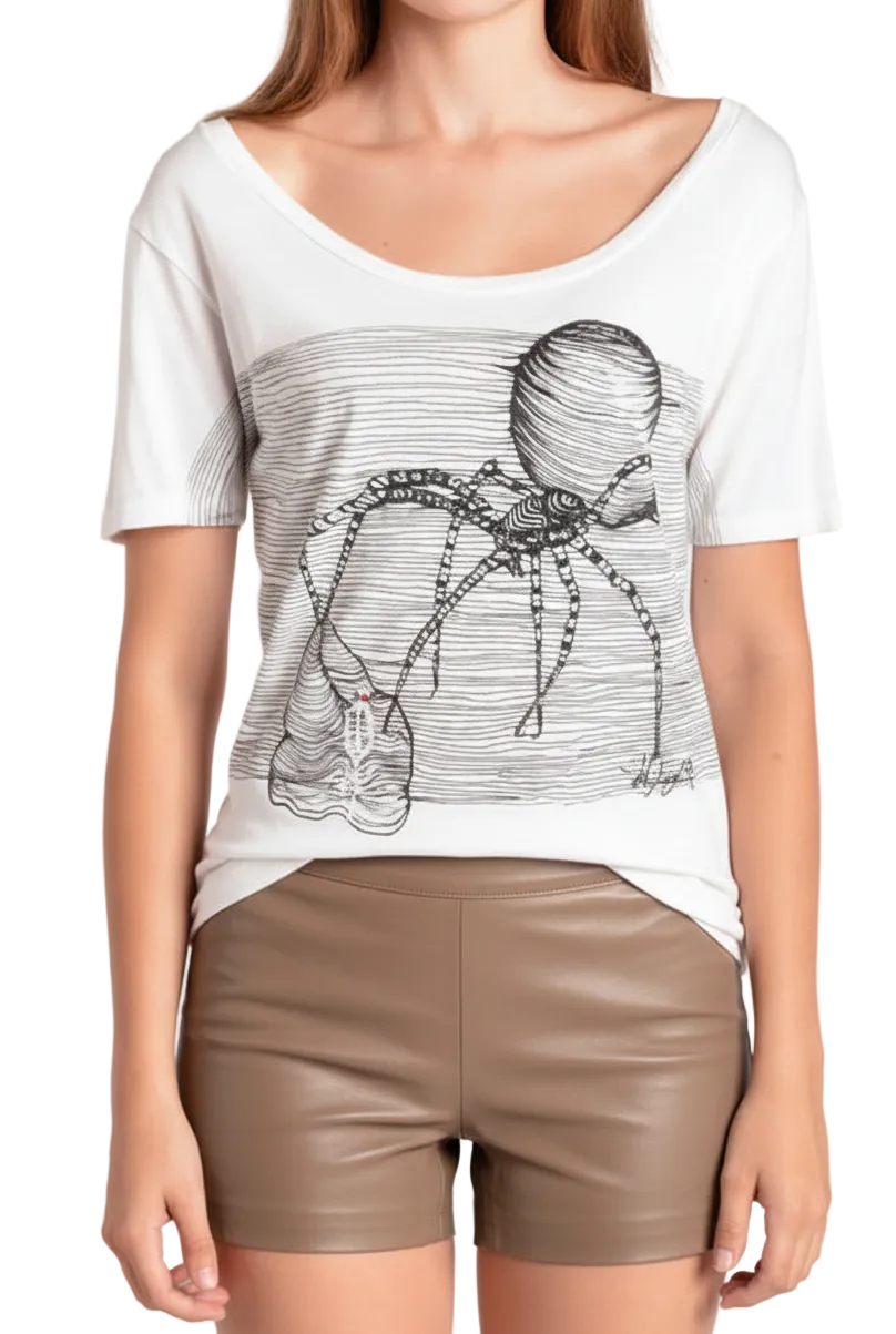 Black Widow T-Shirt | White