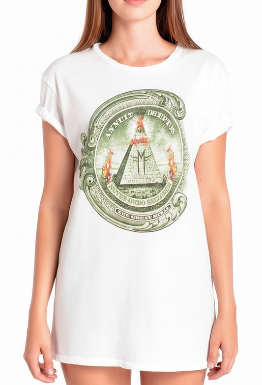 DECEPTICON BILL ON FIRE PYRAMID SCHEMA TSHIRT MILA FARGO CONSPIRACY