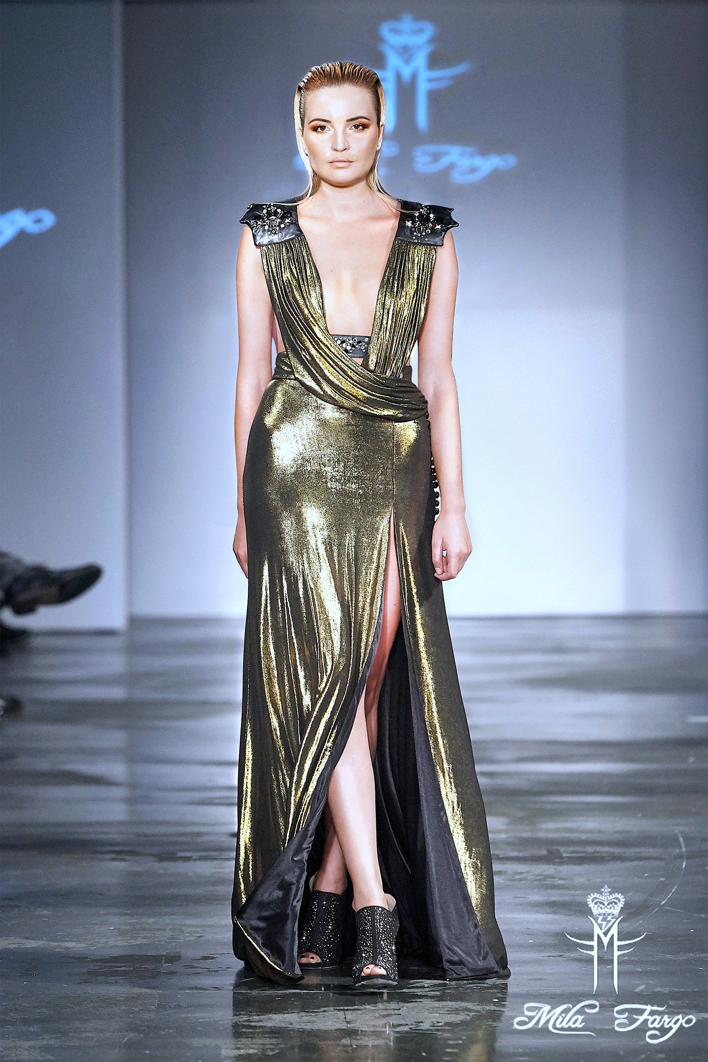 GOLD PHOENIX GOWN | Dark Gold