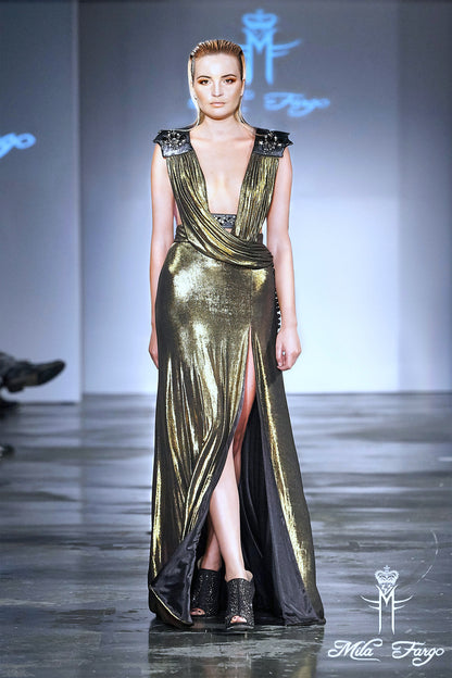 GOLD PHOENIX GOWN | Dark Gold
