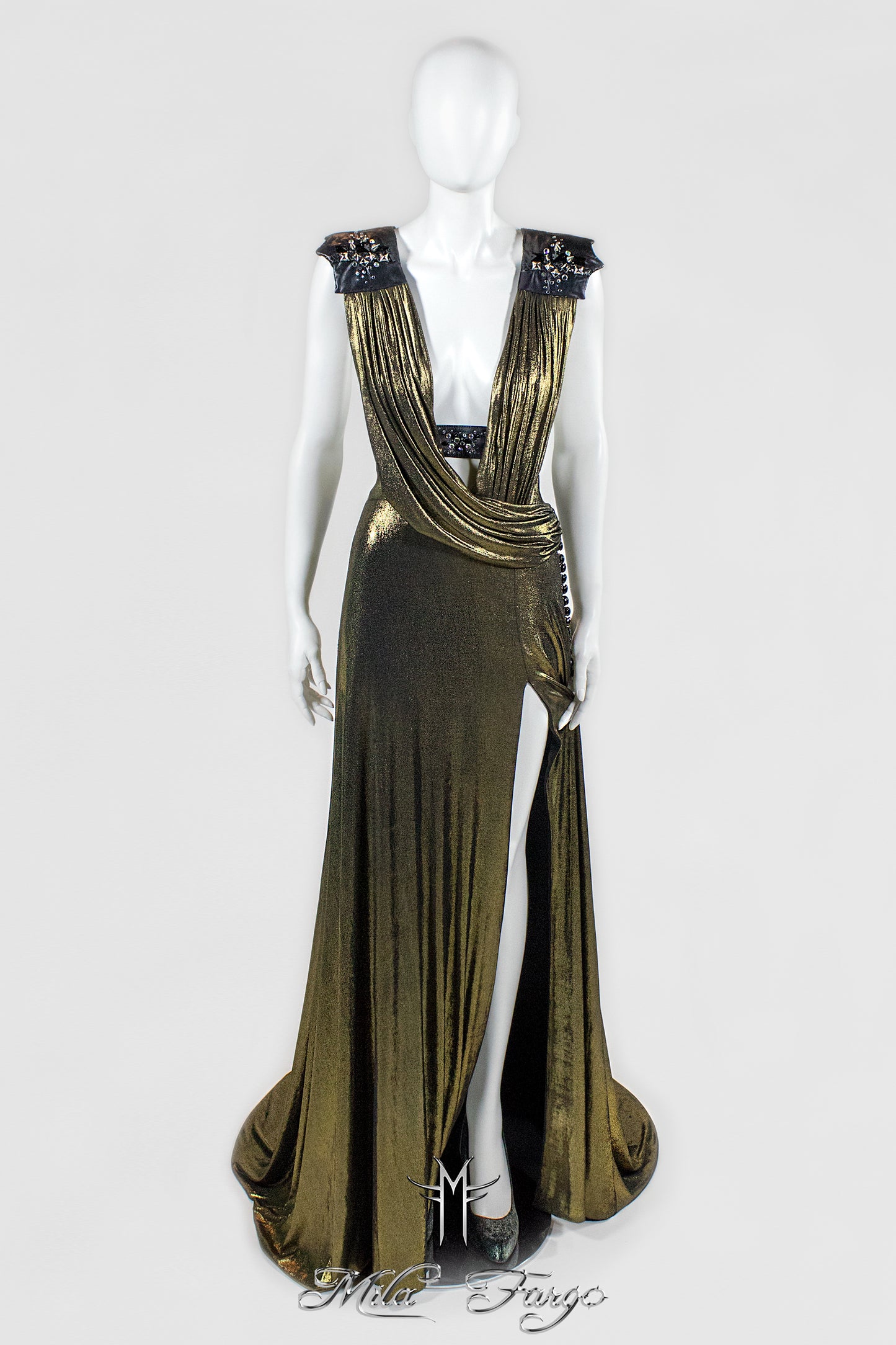 GOLD PHOENIX GOWN | Dark Gold