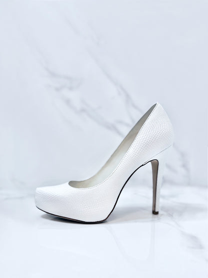 ANGEL OF RESURRECTION WOMENS PUMP | White MF