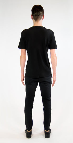 MF SPLIT RIBCAGE T-SHIRT | Black Liquid MF