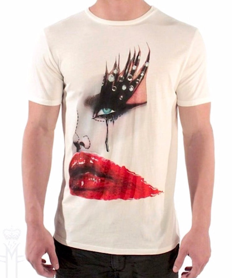 RED LIPS T-SHIRT | White ( Limited Edition ) MF