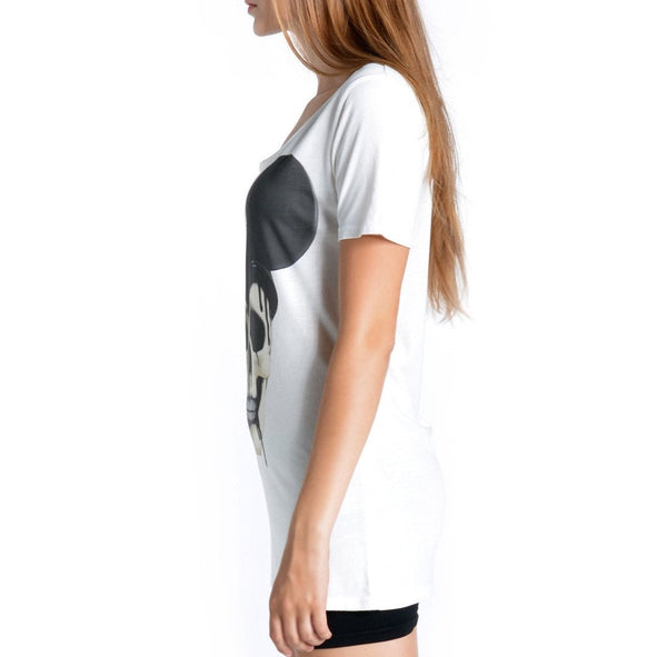 MICKEY SKULL T-SHIRT | White MF