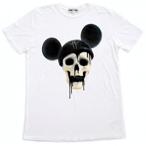 MICKEY SKULL T-SHIRT | White MF