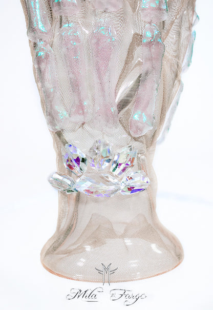 CRYSTAL SKELETON GLOVES | Aurora Prism MF