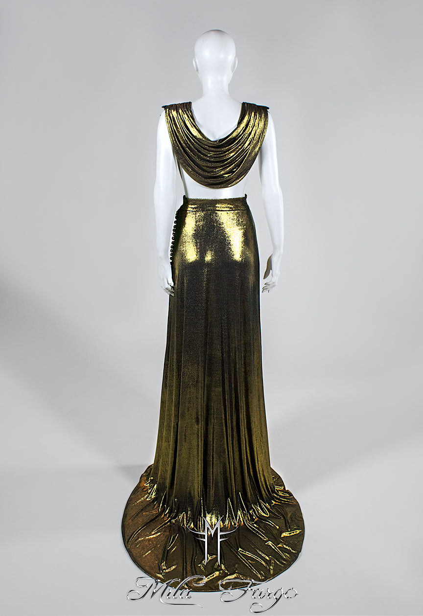 GOLD PHOENIX GOWN | Dark Gold MF