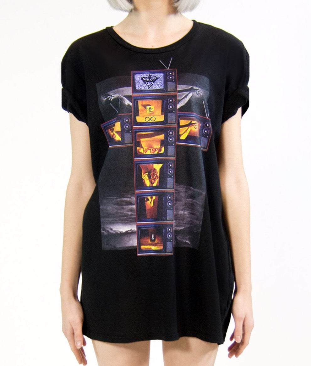 MODERN CRUCIFIXION T-SHIRT | Black MF