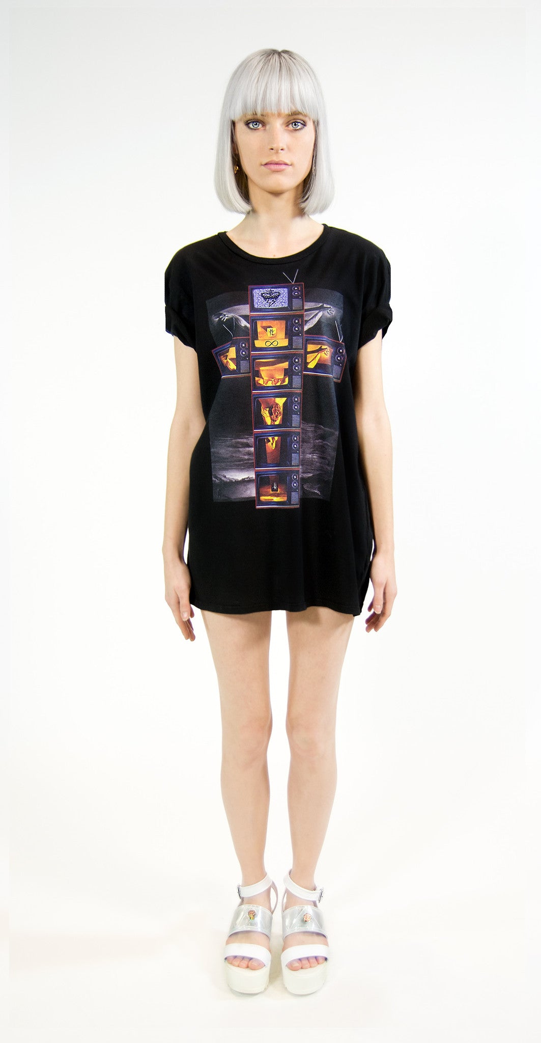 MODERN CRUCIFIXION T-SHIRT | Black MF