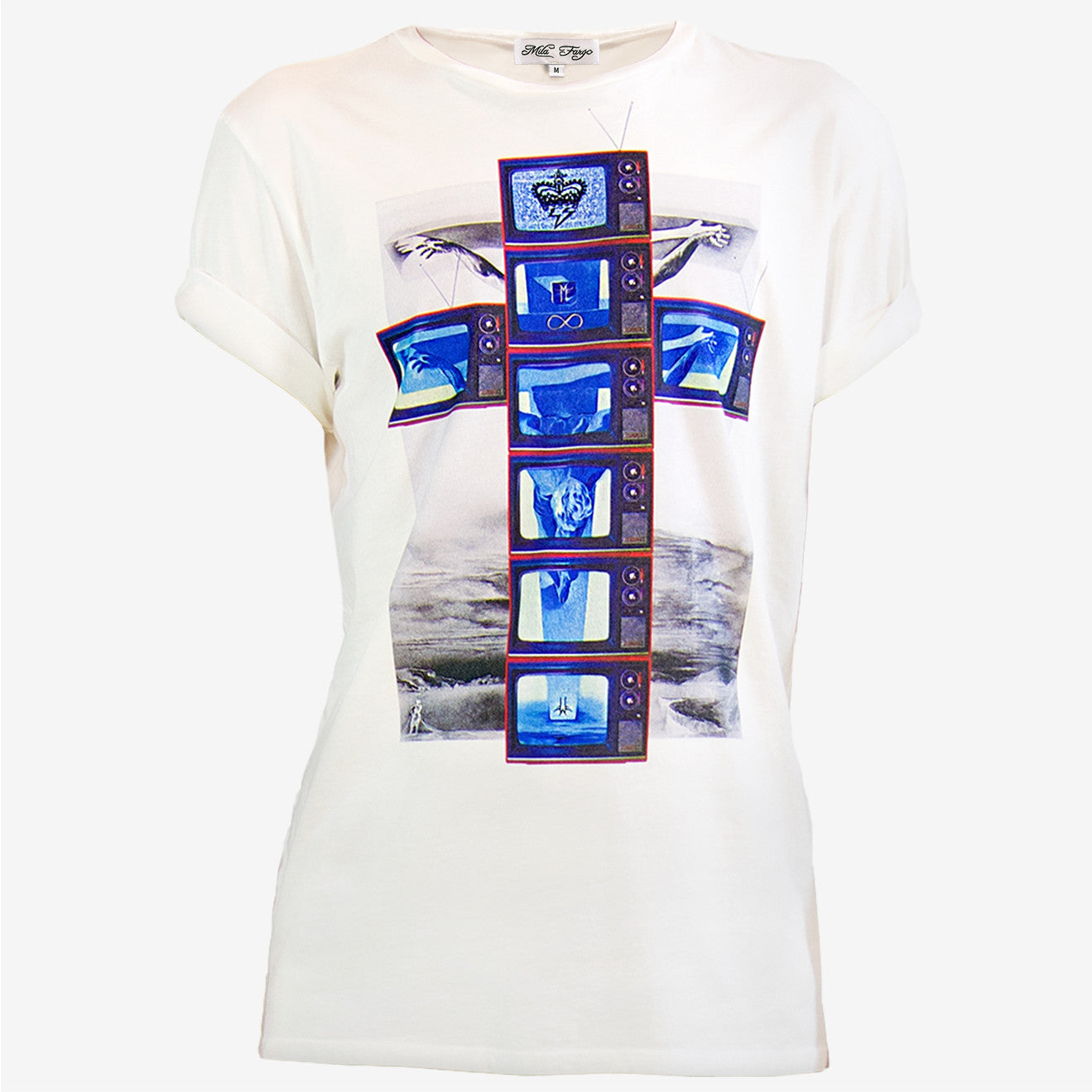 MODERN CRUCIFIXION X T-SHIRT | White MF