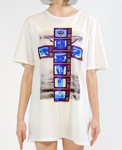 MODERN CRUCIFIXION X T-SHIRT | White MF